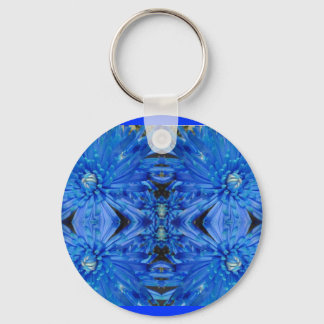 Porte-clés Grand Porte - clé bleu en miroir