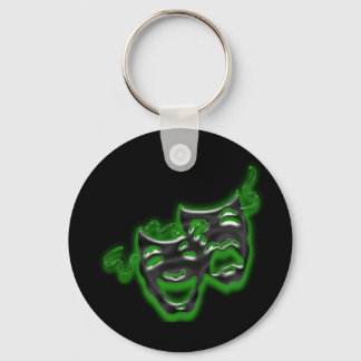Porte-clés Grand Porte - clé de masques vert néon