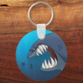 Porte-clés Grand Porte - clé de requins blancs (Recto)