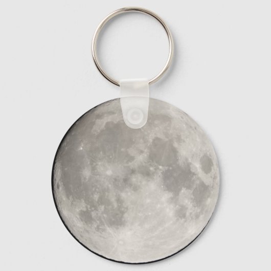 Porte-clés Grand Porte - clé gris de bouton de lune (Recto)