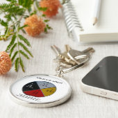 Porte-clés Grand Porte - clé Premium de la roue de médecine (Côté)