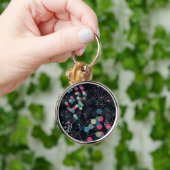 Porte-clés Grand Porte - clé Rond Hexagone (Main)