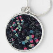 Porte-clés Grand Porte - clé Rond Hexagone (Devant)