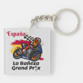 Porte-clés Grand Prix moto La Bañeza (Dos)