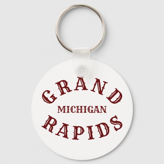 Porte-clés Grand Rapids, Porte - clé du Michigan (Recto)