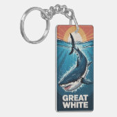 Porte-clés Grand requin blanc (Devant gauche)