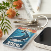 Porte-clés Grand requin blanc (Devant droit)