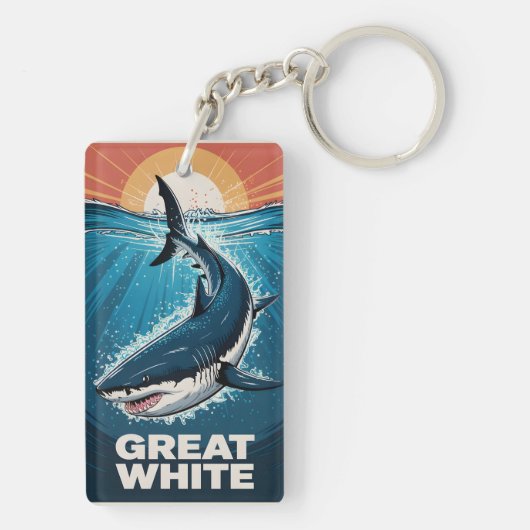 Porte-clés Grand requin blanc (Dos)