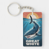 Porte-clés Grand requin blanc (Devant)