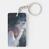 Porte-clés Grand requin blanc en mer (Dos)