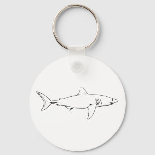 Porte-clés Grand requin blanc (schéma)