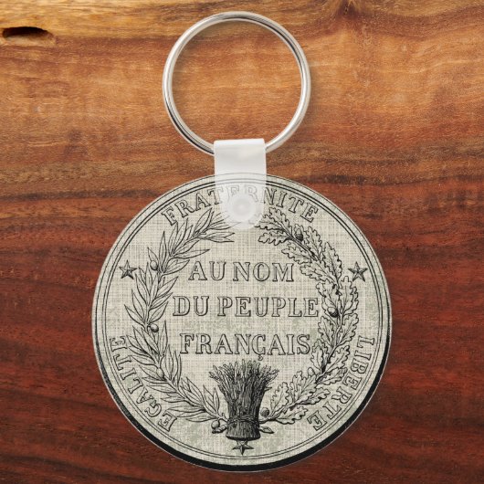 Porte-clés Grand Sceau vintage de France (Recto)