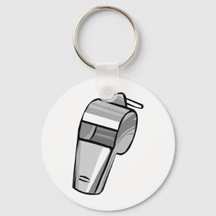 Porte-clés Grand sifflement argenté