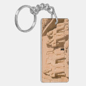 Porte-clés Grand Temple d'Abou Simbel - Ramses II - Egypte (Devant gauche)