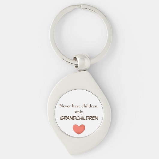 Porte-clés Grandchildren Heart keychains (Devant)