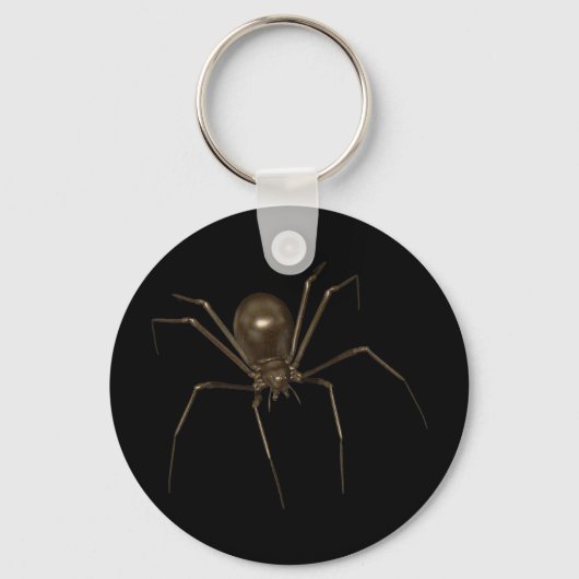Porte-clés Grande araignée à demi-teinte 3D Brown (Recto)