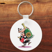 Porte-clés Grande Bouteille De Champagne Porte - clé