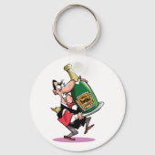 Porte-clés Grande Bouteille De Champagne Porte - clé (Verso)