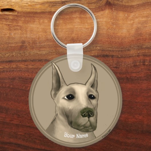 Porte-clés Grande Dane (Recto)