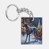 Porte-clés Grande Danse période de fêtes de Noël (Devant gauche)