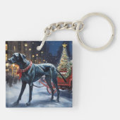 Porte-clés Grande Danse période de fêtes de Noël (Dos)