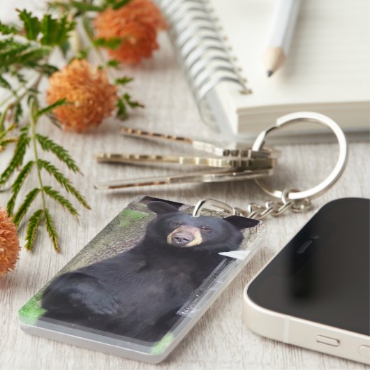 Porte-clés Grande Ours doux (Devant droit)