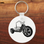 Porte-clés Grande roue noir et blanc (Recto)