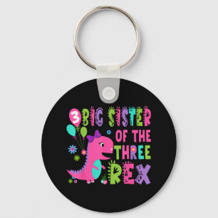 Porte-clés Grande Soeur Des Trois Rex Dinosaur T-rex 3e Bir