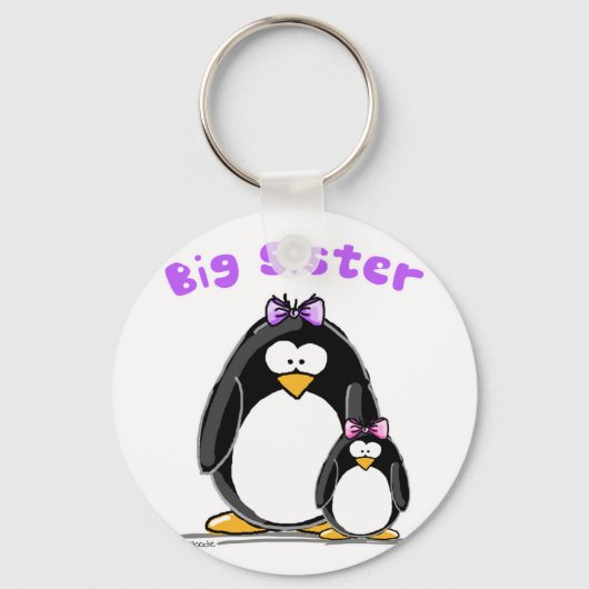 Porte-clés Grande soeur Penguin (Recto)