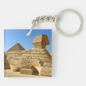 Porte-clés Grande Sphinx de Gizeh avec la pyramide de Khafre (Dos)
