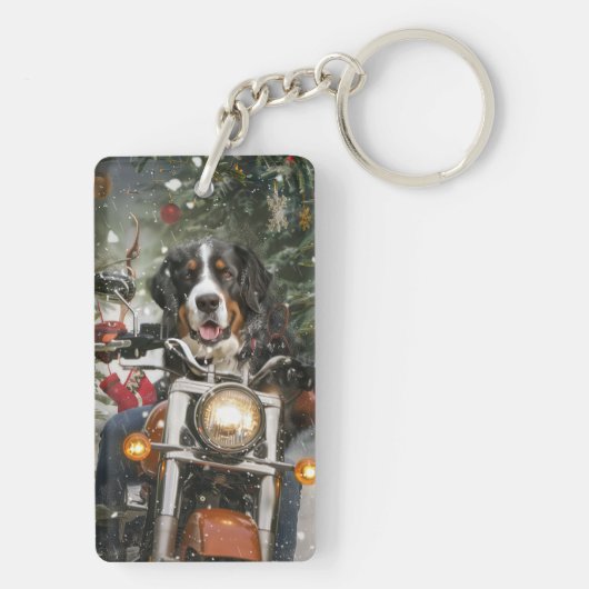 Porte-clés Grande Suisse de l'équitation moto Noël (Dos)