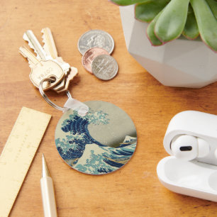 Porte-clés Grande vague au large de la côte de Kanagawa par H