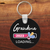 Porte-clés Grandma 2023 Chargement I - Promu À Grand-Mère (Recto)