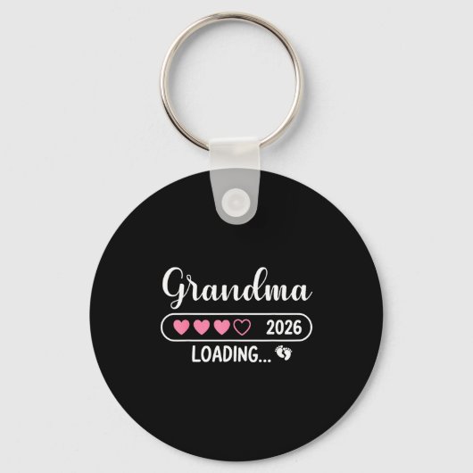 Porte-clés Grandma 2026 Loading New Grandma Est 2026  (Recto)