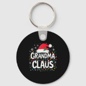 Porte-clés Grandma Claus Christmas Lights Santa Family Matchi (Recto)