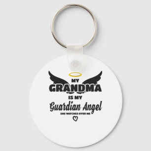 Porte-clés Grandma Guardian Angel Watches Over Me In Memory