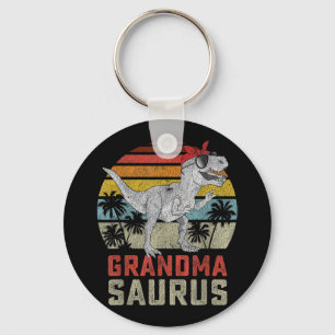 Porte-clés Grandmasaurus T Rex Dinosaur Famille Grandma Sauru