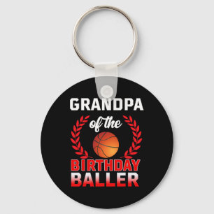 Porte-clés GRANDPA De Baller Basketball Anniversaire Thème Bd