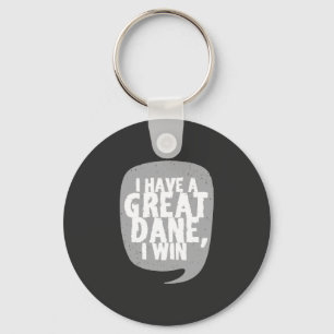Porte-clés Grands Danois - j'ai great dane