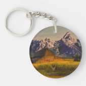 Porte-clés Grange au Grand Teton, par Gary Poling (Devant)