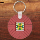 Porte-clés Grange Quilt Star 8 (Recto)