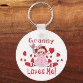 Porte-clés Granny Love's me Rag Doll (Recto)