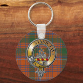Porte-clés Grant Tartan & Badge (Recto)