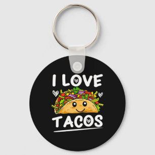 Porte-clés Graphique 365 I Love Tacos Tee Cinco De Mayo Taco