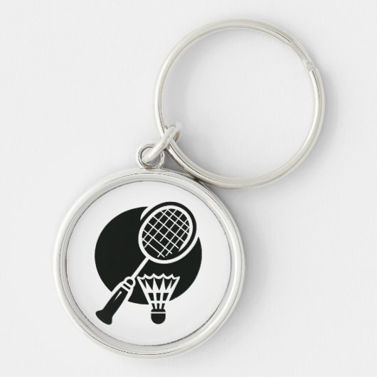 Porte-clés Graphique de badminton (Devant)