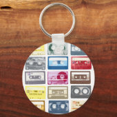 Porte-clés Graphique de bandes mixtes (Recto)