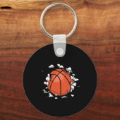 Porte-clés Graphique de basket-ball (Recto)