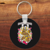 Porte-clés Graphique de basket-ball (Recto)