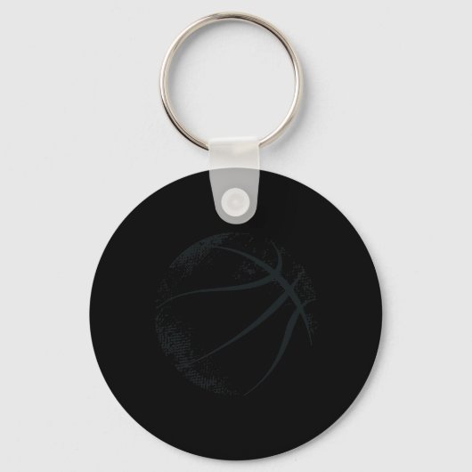 Porte-clés Graphique de basket-ball (Recto)