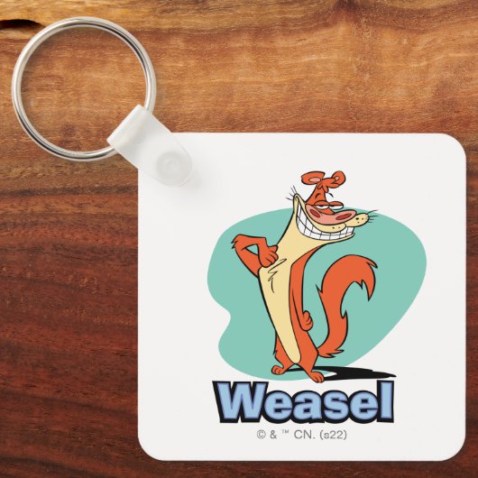 Porte-clés Graphique de caractères de fidélité de Weasel (Recto)